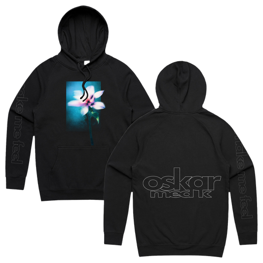 Black Flower Hoodie