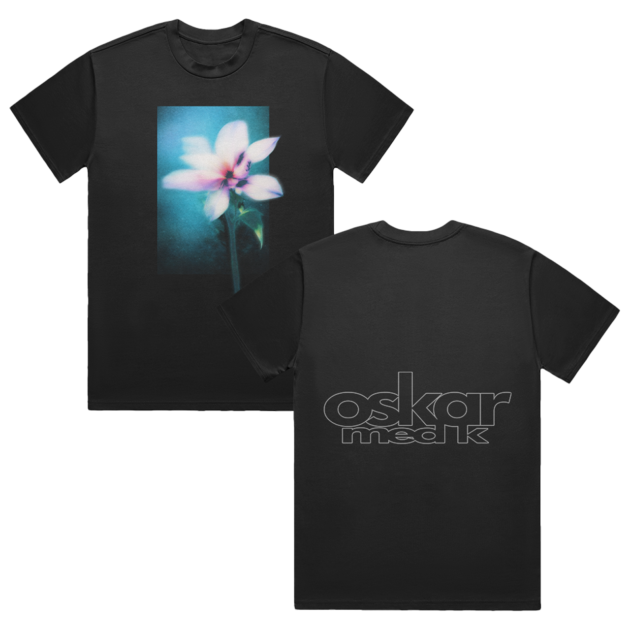 Black Flower Tee