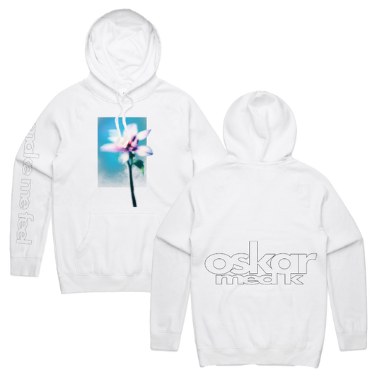 White Flower Hoodie